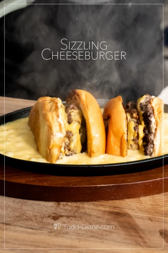 SIZZLING CHEESE BURGER